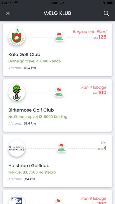 GolfMore App skärmdump #5
