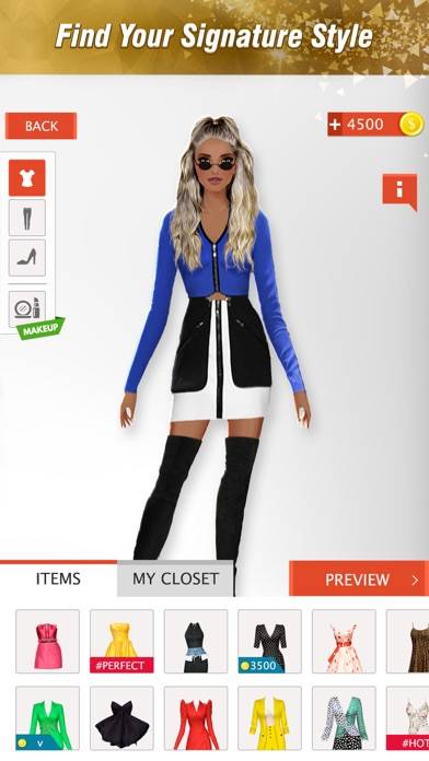 Dress Up Stylist- Fashion Game Captura de pantalla de la aplicación #3