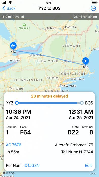 FlightStatus App-Screenshot #2