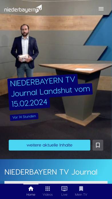 Niederbayern TV Landshut App-Screenshot