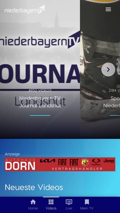 Niederbayern TV Landshut App-Screenshot