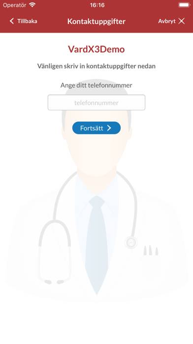 Vårdx3 App skärmdump #4