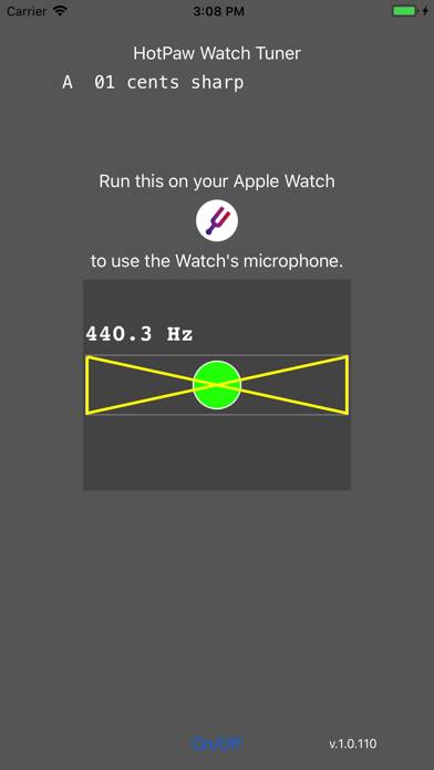 Chromatic Watch Tuner App screenshot #1