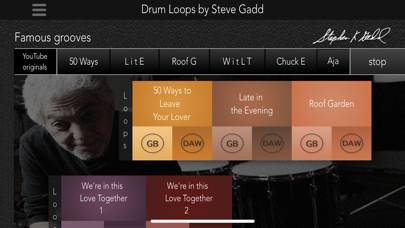 Drum Loops by Steve Gadd Bildschirmfoto