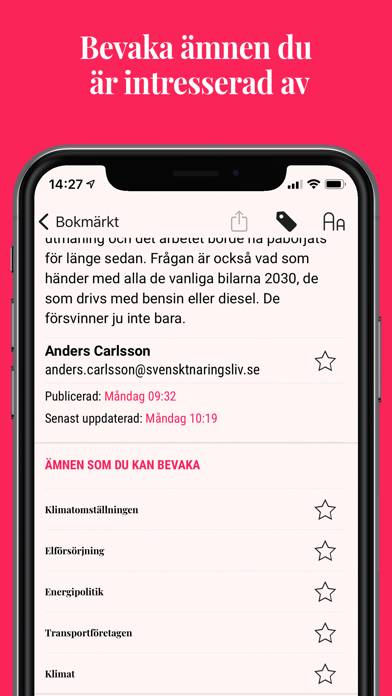 Tn.se App screenshot