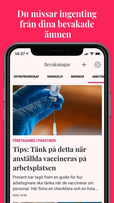 Tn.se App screenshot