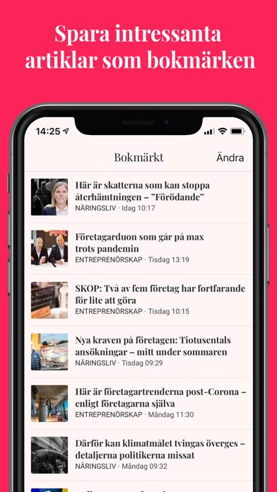 Tn.se App screenshot