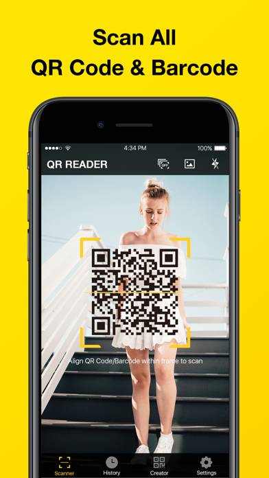 QR, Barcode Scanner for iPhone Captura de pantalla de la aplicación #1