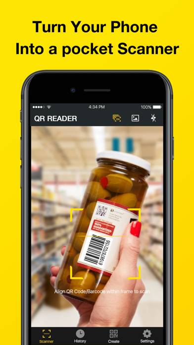 QR, Barcode Scanner for iPhone App-Screenshot #2