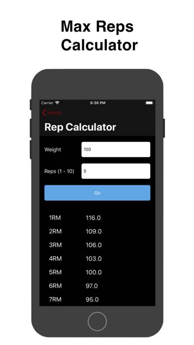 Barbell Loader and Calculator App screenshot #3