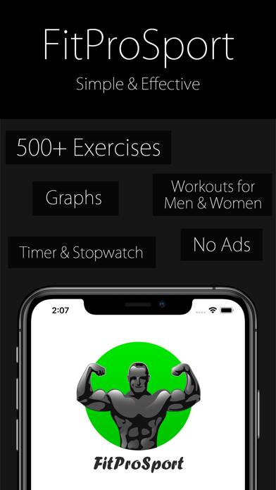 Fitness Coach FitProSport FULL Schermata dell'app #1