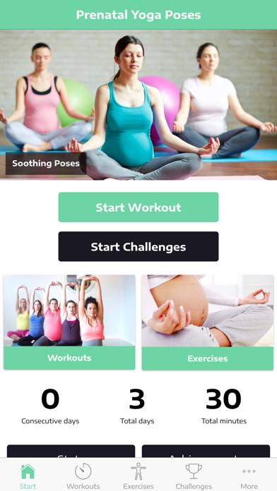 Prenatal Yoga Poses Captura de pantalla de la aplicación #1