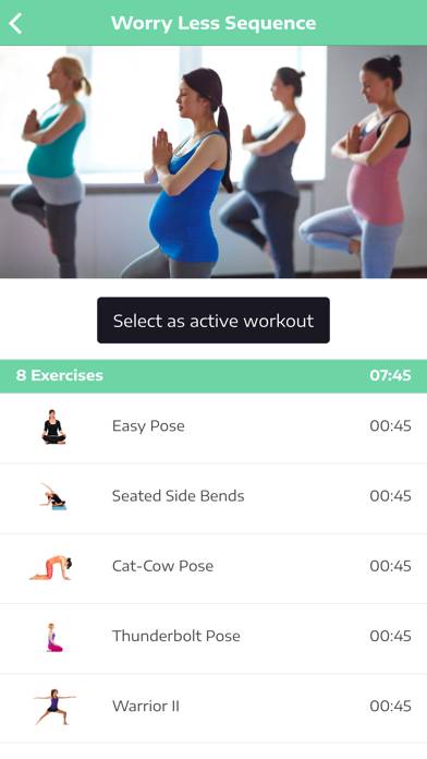 Prenatal Yoga Poses Captura de pantalla de la aplicación #3