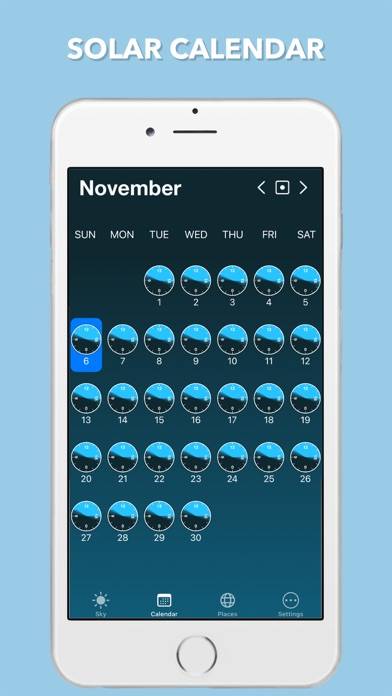 Sunrise Sunset Widget App screenshot #3