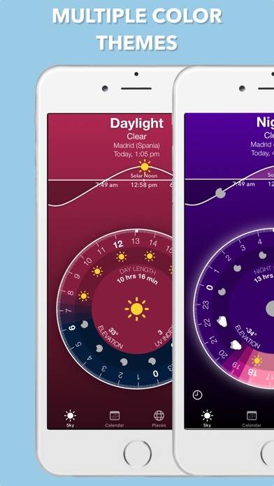 Sunrise Sunset Widget App skärmdump #4