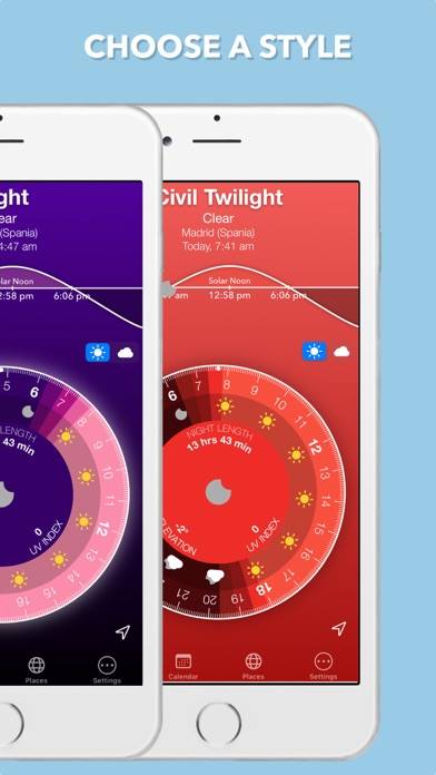 Sunrise Sunset Widget Schermata dell'app #5