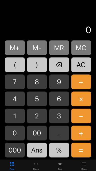 OneCalc plus All-in-one Calculator Schermata dell'app #1