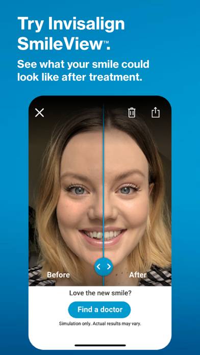 My Invisalign screenshot