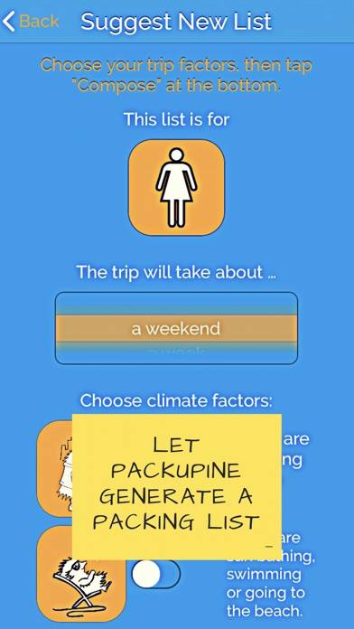 Packupine App screenshot #2
