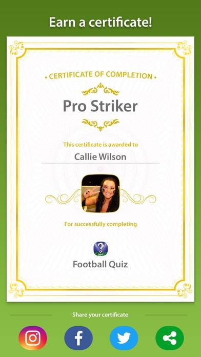 Football Quiz: Soccer Trivia Schermata dell'app #5