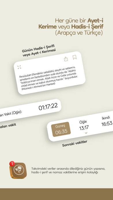 Fazilet Takvimi: İmsakiye App skärmdump