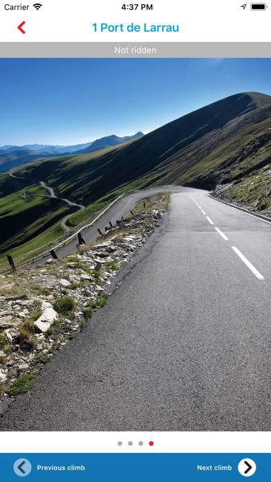 100 Tour de France Climbs App-Screenshot