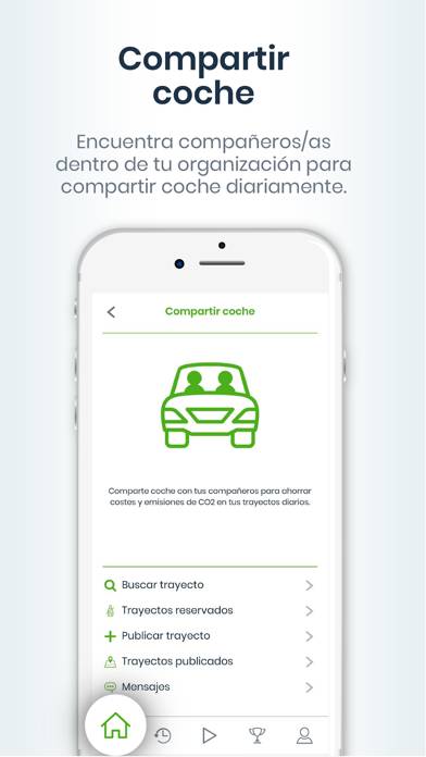 Ciclogreen: Comparte coche Captura de pantalla de la aplicación