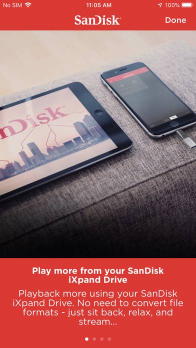 SanDisk TopReel captura de pantalla