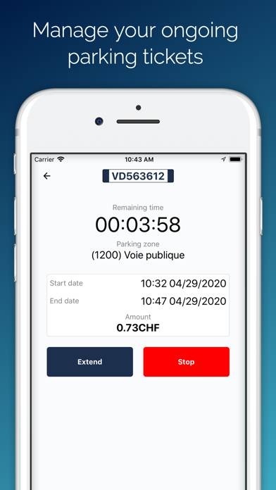 PrestoPark Capture d'écran de l'application