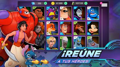 Disney Heroes: Battle Mode captura de pantalla #2