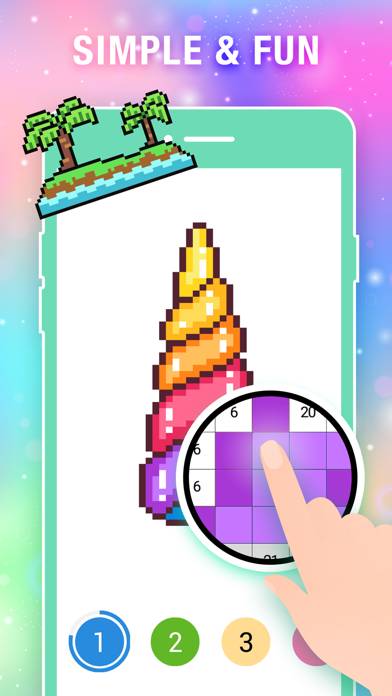 Color by Number Pixel Drawing App screenshot #2