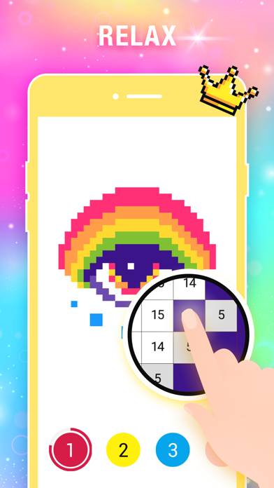 Color by Number Pixel Drawing App screenshot #3