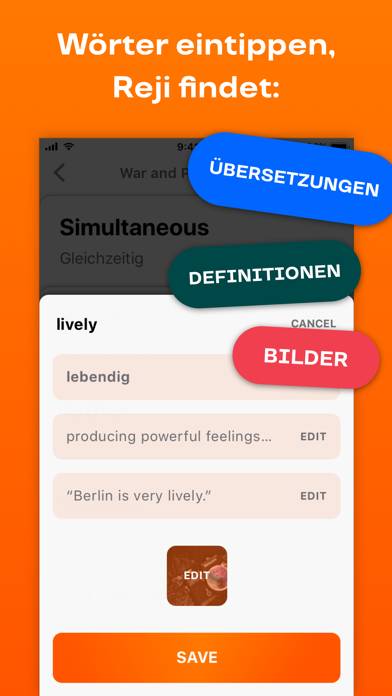Reji – Vokabeltrainer App App-Screenshot #4