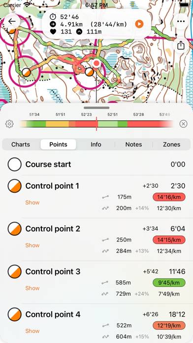 Control Orienteering Analysis Скриншот приложения #3