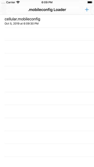 .mobileconfig Loader screenshot