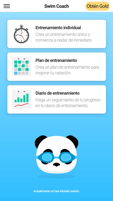 Swim Coach Captura de pantalla de la aplicación