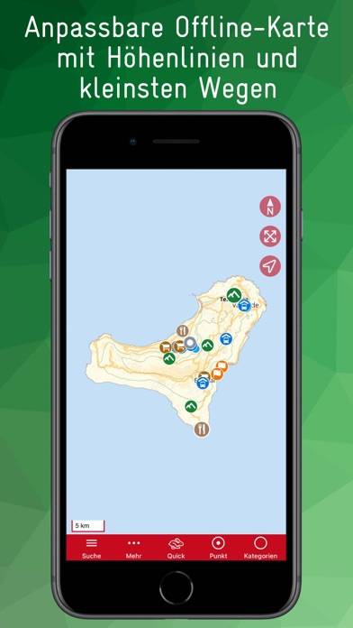 El Hierro Offline Karte Bildschirmfoto