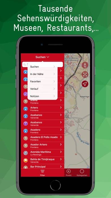 El Hierro Offline Karte App-Screenshot