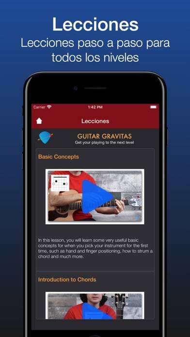 Guitar Gravitas: Total ed. Captura de pantalla de la aplicación #2