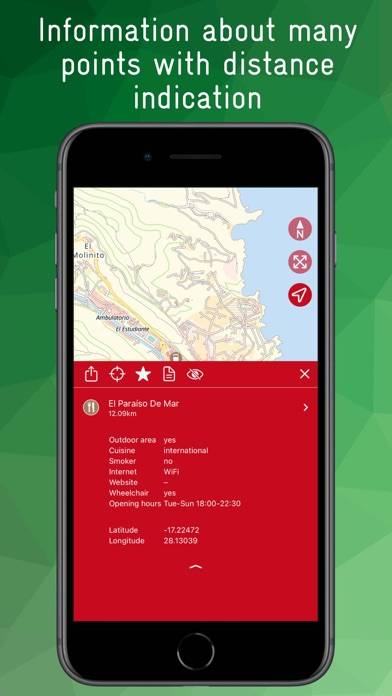 La Gomera Offline Map App screenshot #2