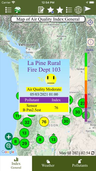 OregonAir App screenshot