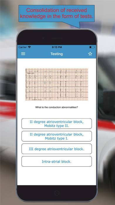 ECG: Interpritation and Tests. App screenshot #3
