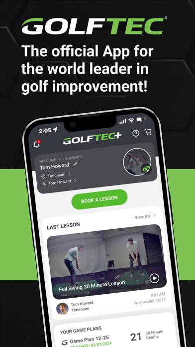 Golftec App screenshot #1