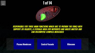 Cell Biology Tutor AR Captura de pantalla de la aplicación