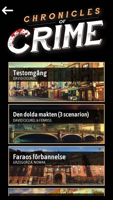 Chronicles of Crime skärmdump