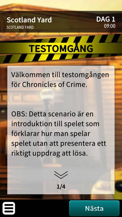 Chronicles of Crime skärmdump av spelet