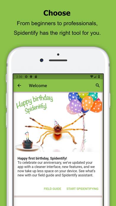 Spidentify App screenshot #1