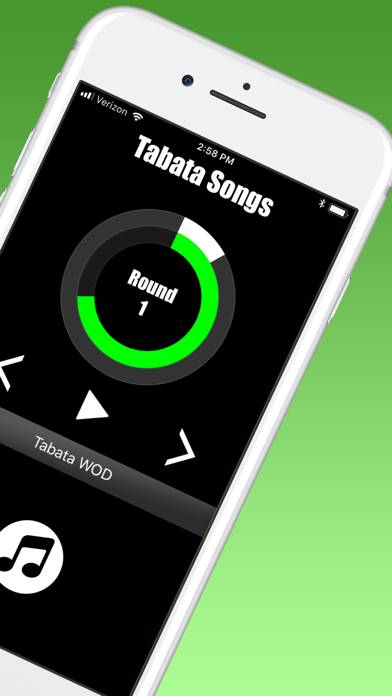 Tabata Songs Plus App screenshot #2