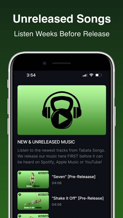 Tabata Songs Plus App screenshot #6