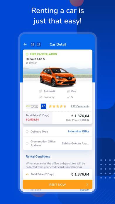 Yolcu360 – Car Rental Uygulama ekran görüntüsü #5
